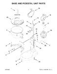 Diagram for 04 - Base And Pedestal Unit Parts