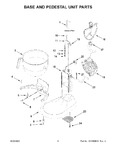 Diagram for 04 - Base And Pedestal Unit Parts