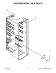 Diagram for 03 - Refrigerator Liner Parts