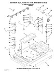 Diagram for 02 - Burner Box, Gas Valves, And Switches