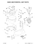 Diagram for 04 - Base And Pedestal Unit Parts