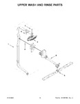 Diagram for 08 - Upper Wash And Rinse Parts