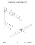 Diagram for 08 - Upper Wash And Rinse Parts