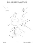 Diagram for 03 - Base And Pedestal Unit Parts