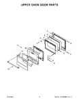 Diagram for 04 - Upper Oven Door Parts