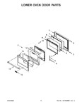 Diagram for 05 - Lower Oven Door Parts