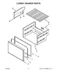 Diagram for 04 - Lower Drawer Parts