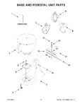 Diagram for 03 - Base And Pedestal Unit Parts