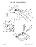 Diagram for 02 - Top And Console Parts