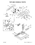 Diagram for 02 - Top And Console Parts