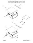 Diagram for 04 - Refrigerator Shelf Parts