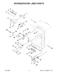 Diagram for 03 - Refrigerator Liner Parts