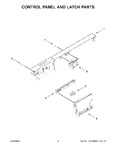 Diagram for 03 - Control Panel And Latch Parts