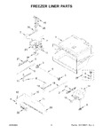 Diagram for 04 - Freezer Liner Parts