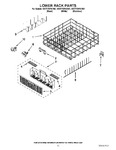 Diagram for 10 - Lower Rack Parts