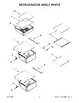 Diagram for 04 - Refrigerator Shelf Parts