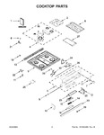 Diagram for 02 - Cooktop Parts