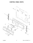 Diagram for 03 - Control Panel Parts