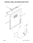 Diagram for 03 - Control Panel And Inner Door Parts