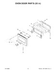 Diagram for 08 - Oven Door Parts (30 In)