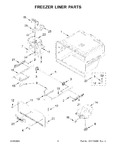 Diagram for 04 - Freezer Liner Parts