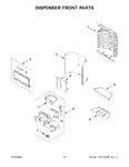 Diagram for 09 - Dispenser Front Parts