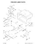 Diagram for 04 - Freezer Liner Parts