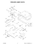 Diagram for 04 - Freezer Liner Parts