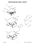 Diagram for 04 - Refrigerator Shelf Parts