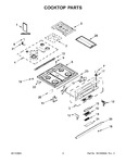 Diagram for 02 - Cooktop Parts