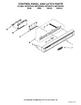 Diagram for 02 - Control Panel And Latch Parts