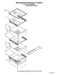 Diagram for 03 - Refrigerator Shelf Parts