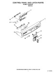 Diagram for 02 - Control Panel And Latch Parts