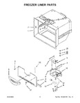 Diagram for 04 - Freezer Liner Parts