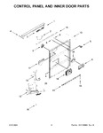 Diagram for 03 - Control Panel And Inner Door Parts