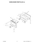 Diagram for 08 - Oven Door Parts (30 In)