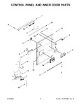 Diagram for 03 - Control Panel And Inner Door Parts