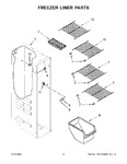 Diagram for 05 - Freezer Liner Parts