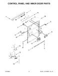 Diagram for 03 - Control Panel And Inner Door Parts