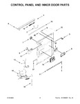 Diagram for 03 - Control Panel And Inner Door Parts