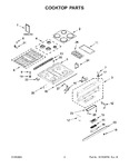 Diagram for 02 - Cooktop Parts