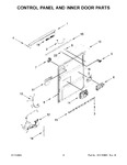 Diagram for 03 - Control Panel And Inner Door Parts