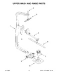 Diagram for 06 - Upper Wash And Rinse Parts