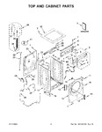 Diagram for 02 - Top And Cabinet Parts