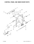 Diagram for 03 - Control Panel And Inner Door Parts