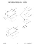 Diagram for 04 - Refrigerator Shelf Parts