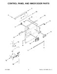 Diagram for 03 - Control Panel And Inner Door Parts