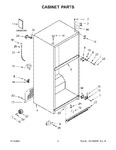 Diagram for 02 - Cabinet Parts