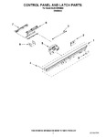 Diagram for 02 - Control Panel And Latch Parts