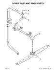 Diagram for 07 - Upper Wash And Rinse Parts